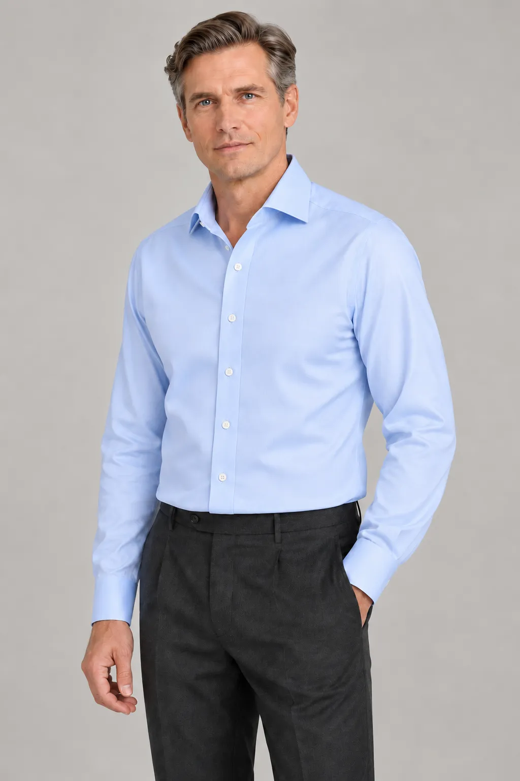 Light blue business shirt