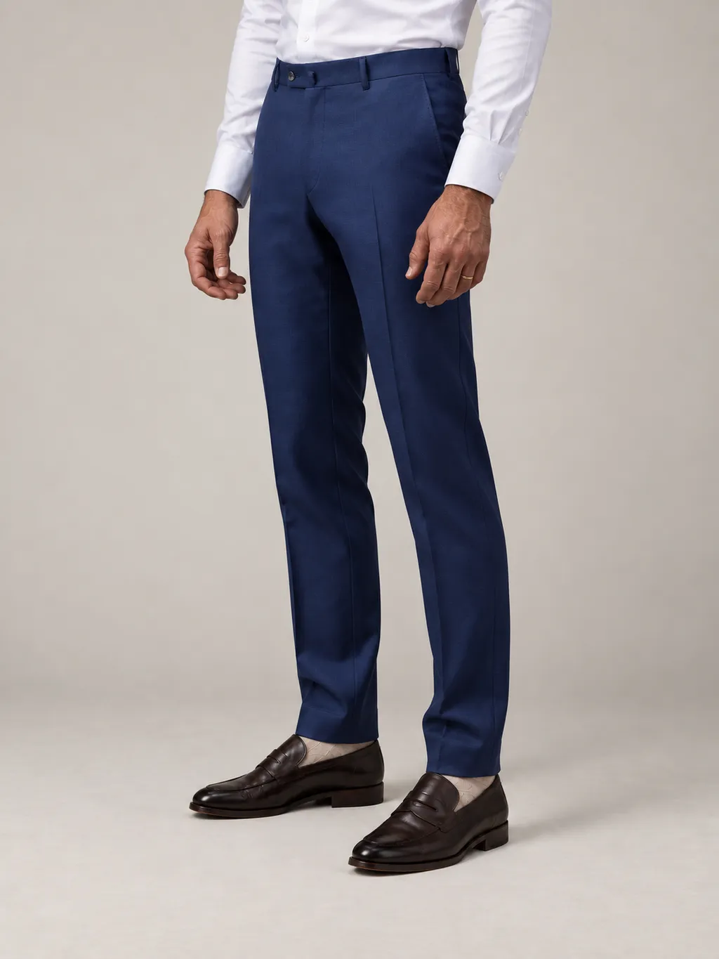Dark blue suit pants