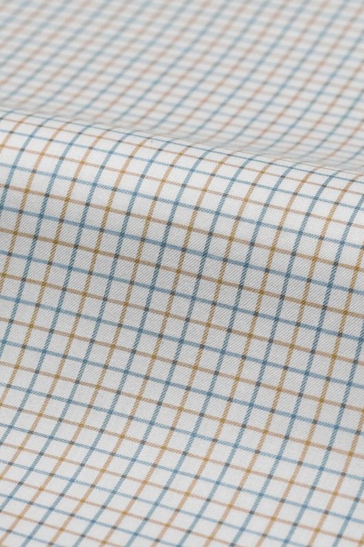 Geneva, light blue & brown