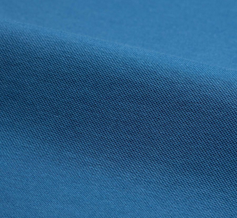 Custom-Tailored Deep Blue Polo Shirt - Tailor Store