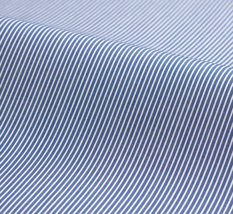 BKT20 Slim Dress Shirt in Professional Stripe - Imperial Blue – Brooklyn  Tailors