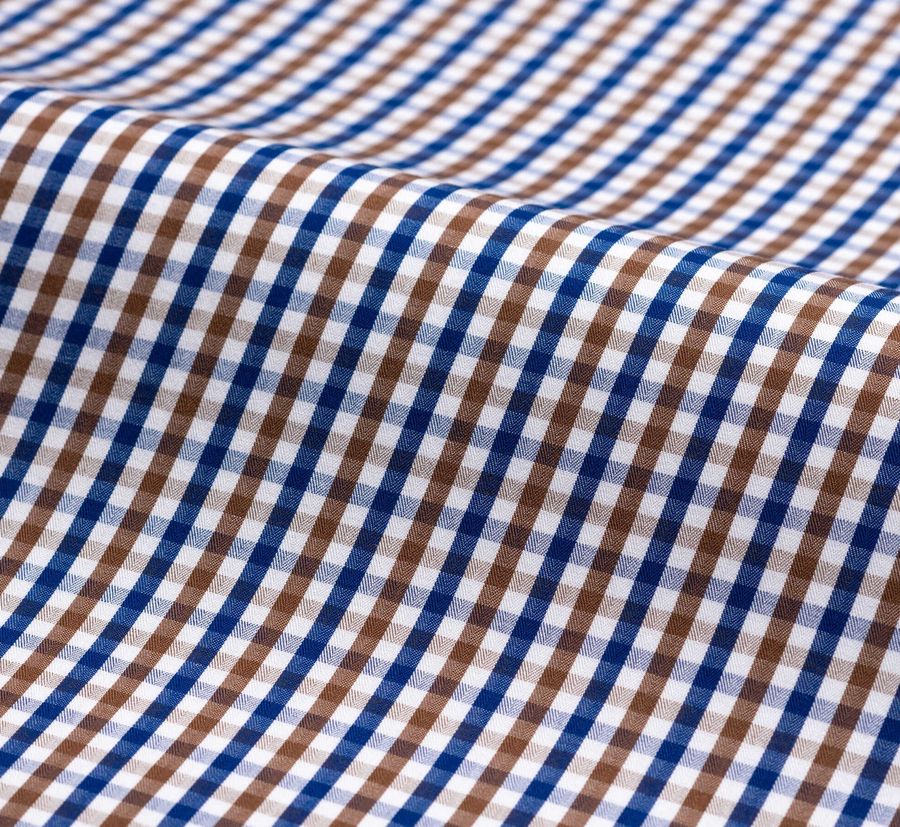 Brighton, brown and navy