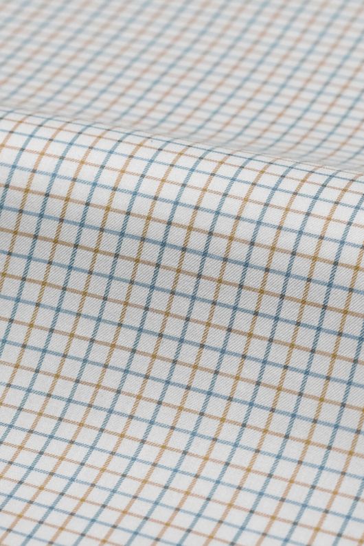 Geneva, light blue & brown