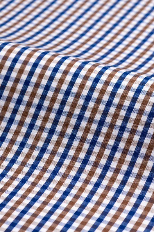 Brighton, brown and navy