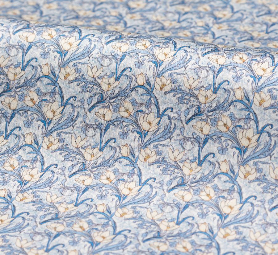 Lyon, blue floral
