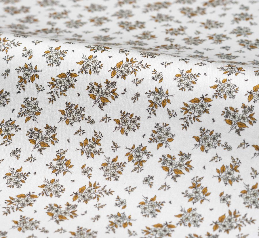 Lyon, brown floral