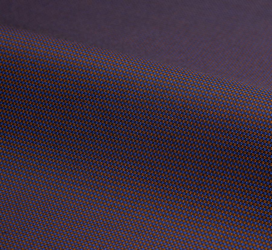 Burlington, blue and brown