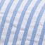 Sky blue striped seersucker resort shirt