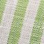 Light green striped linen shirt in plain weave