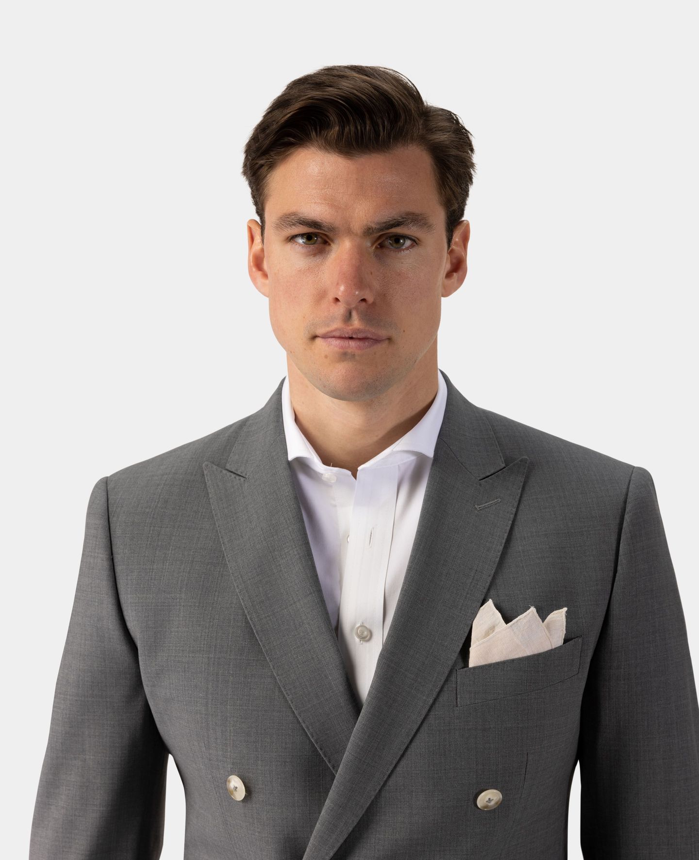 Gray twopiece stretch suit Tailor Store®