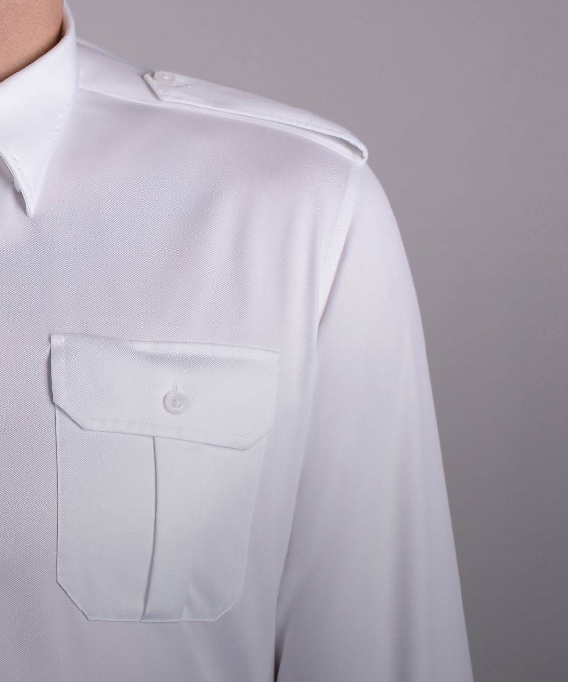 White shirt hot sale with epaulettes