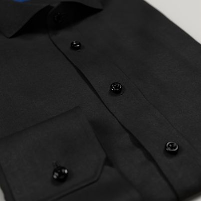 black maxi dress to wedding Solid Black – Suitmeister main image 1