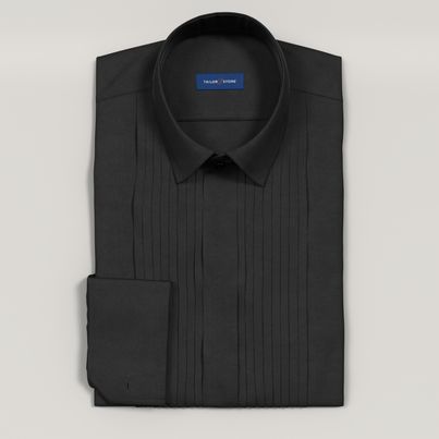 black dress shirt design Vitarelli 4 Way Stretch Design Dress