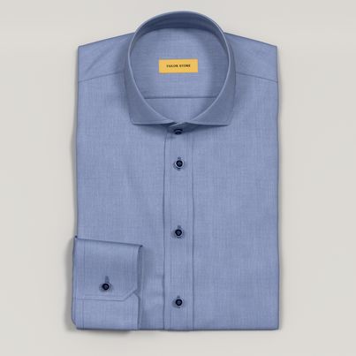 slim fit dress slacks DS100B Blue Fine Piquet Dress Shirt 18.5 5/6