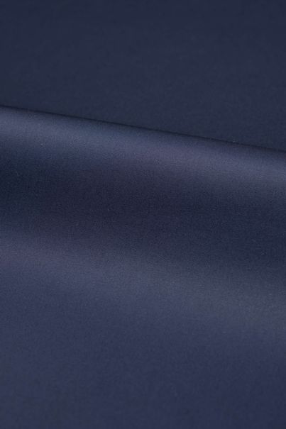 Dark blue satin dress shirt