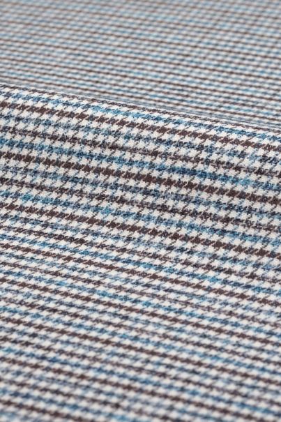 Shacket grigia e blu