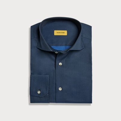 Light blue men's shirt in easy iron fabric | Tailor Store®