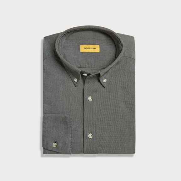 Charcoal Oxford shirt | Tailor Store®