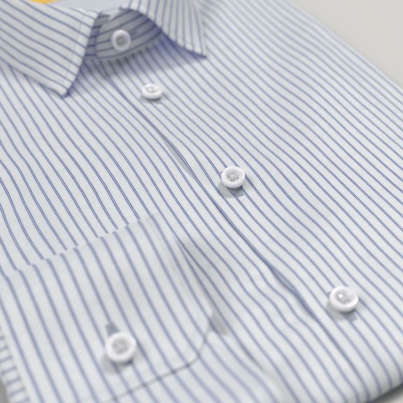 Blue striped business shirt | Tailor Store®