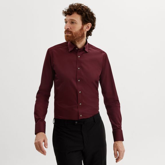 Maroon dress hot sale shirt