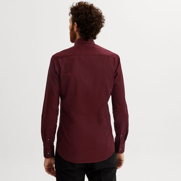 Burgundy business shirt Tailor Store