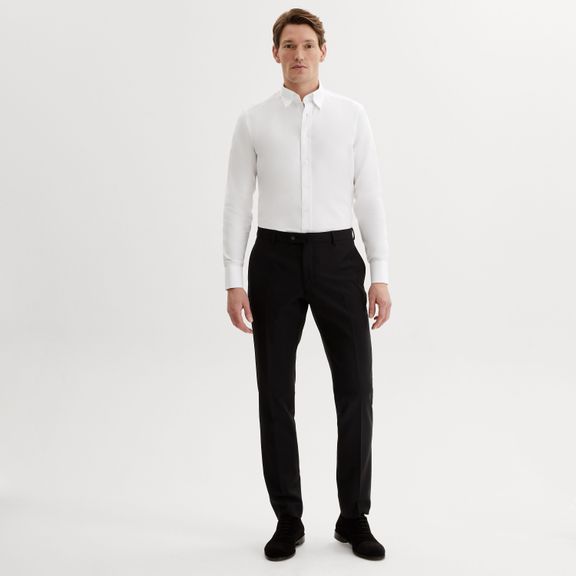 Casual white 2024 dress shirt