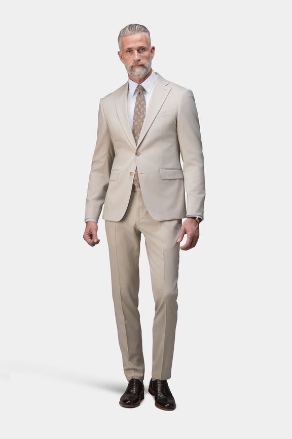 Ivory two-piece suit | Tailor Store®