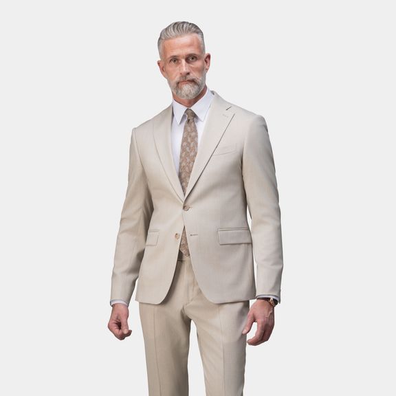 Cream suit jacket on sale mens