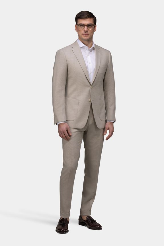 Ivory two-piece suit