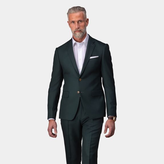 Dark green sale tuxedo jacket