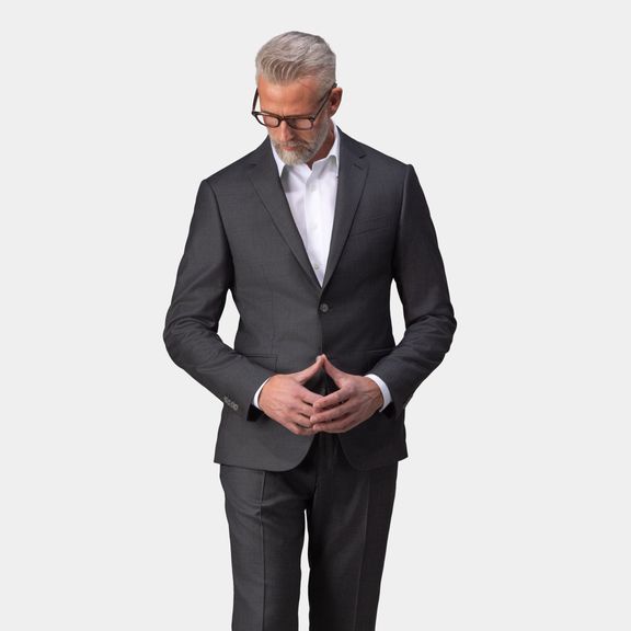 Dark store charcoal suit