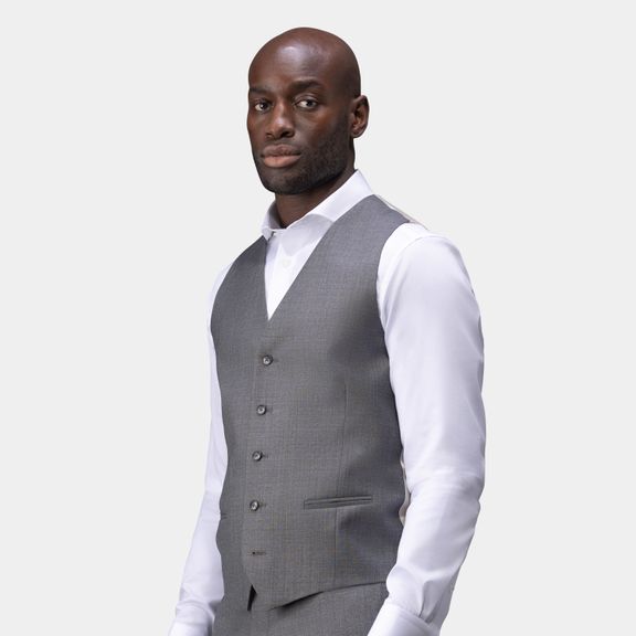 Steel gray three-piece suit | Tailor Store®