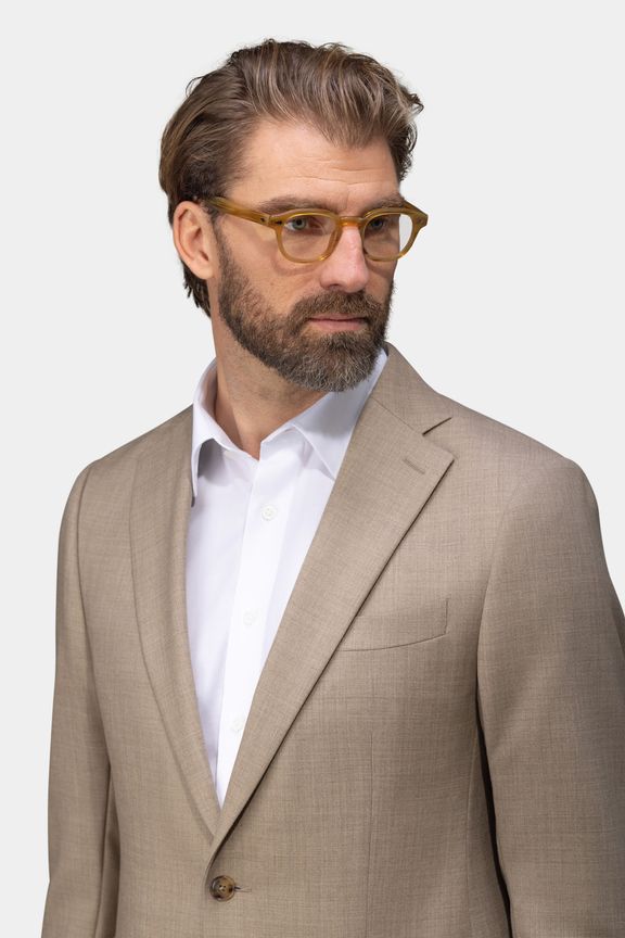 Beige suit jacket