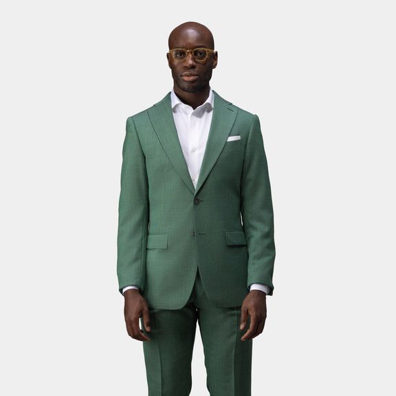 Green suit shop jacket men