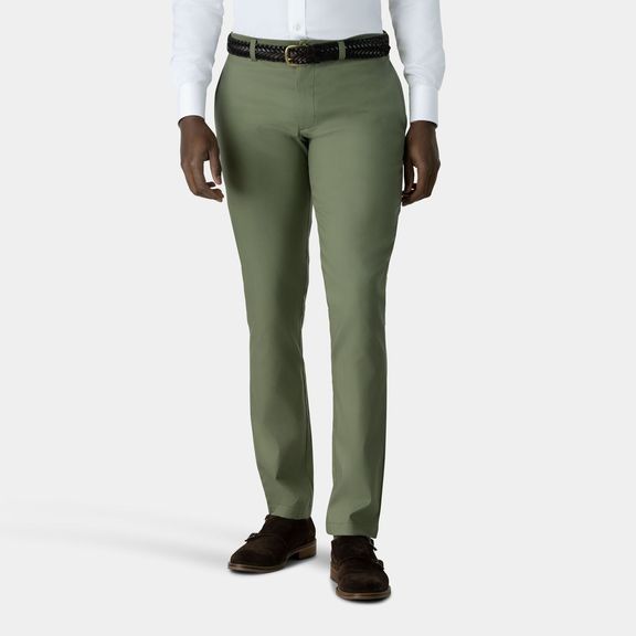 Sage stretch chinos | Tailor Store®
