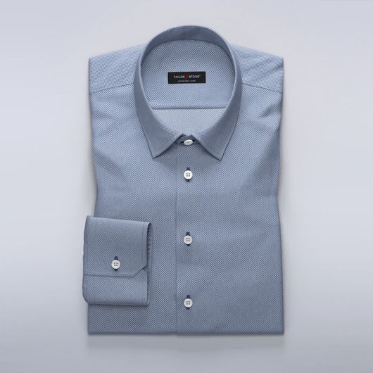 Business-skjorte for damer, i blå dobby