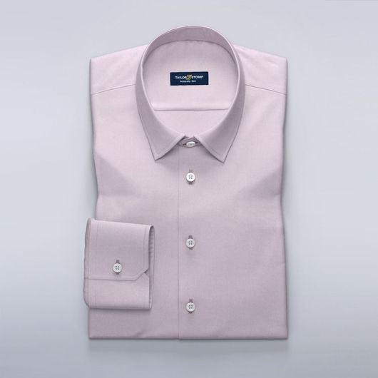 Business-skjorte for damer, i luksuriøs lyserosa herringbone