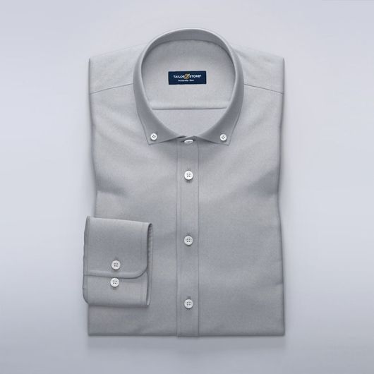 Damenhemd aus grauem Oxford