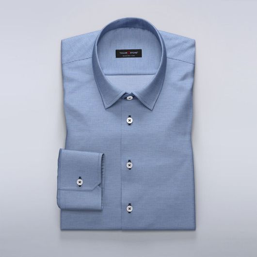 Business shirt in dogtooth weave