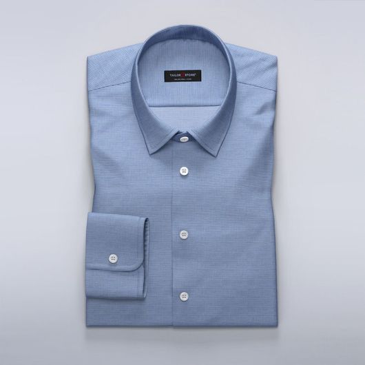 Women's business shirt in dogtooth weave