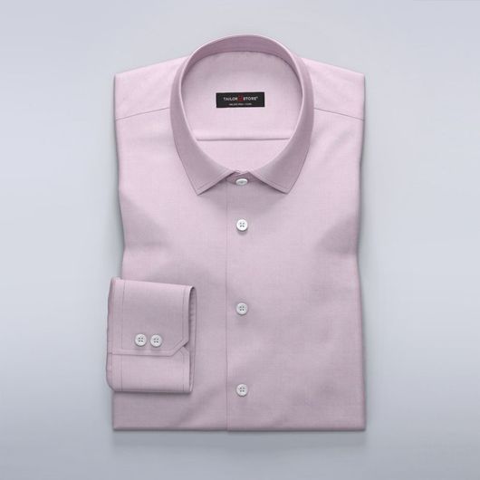 Dress shirt in red dobby