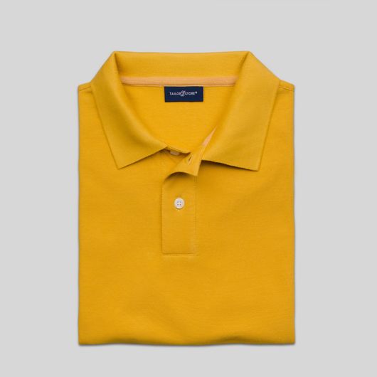 Mineral yellow polo shirt