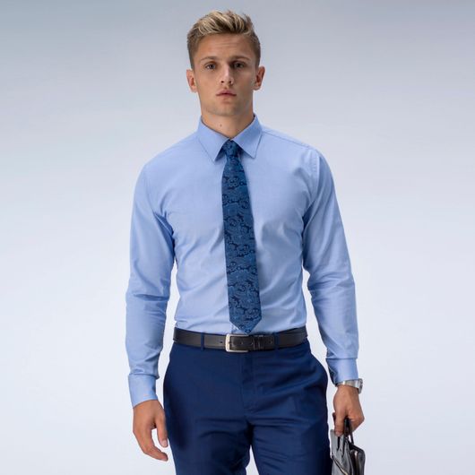 Blue Oxford shirt