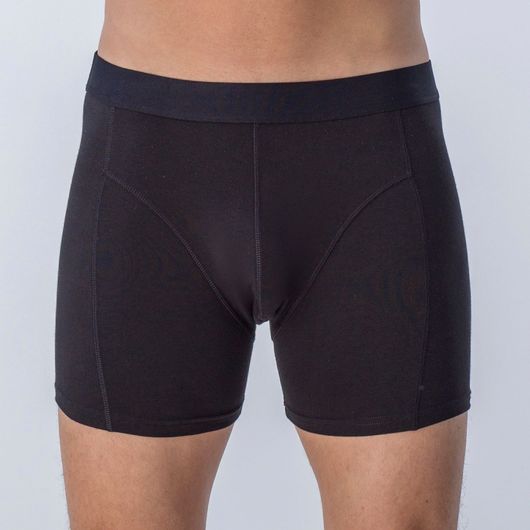 3-pakk sort jersey boxer undertøy