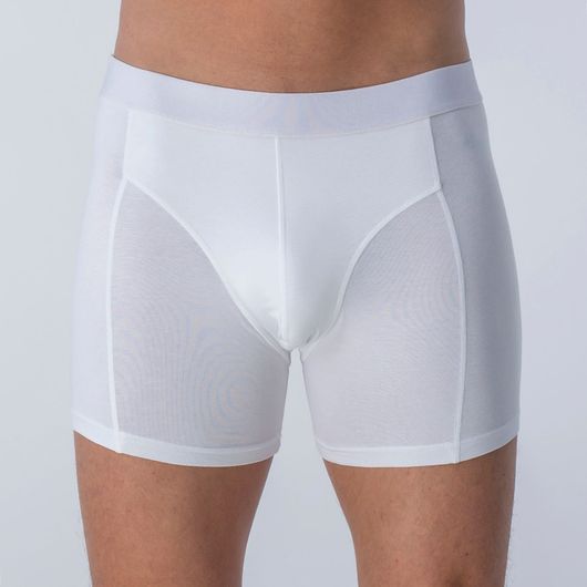 3-pakk hvite jersey boxer undertøy