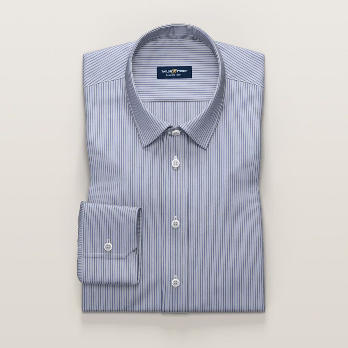 Blue and white business shirt | Tailor Store®