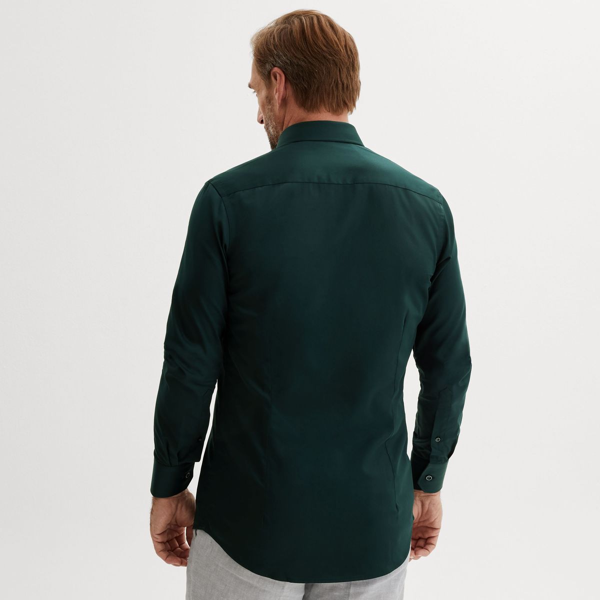 Dark green business shirt | Tailor Store®