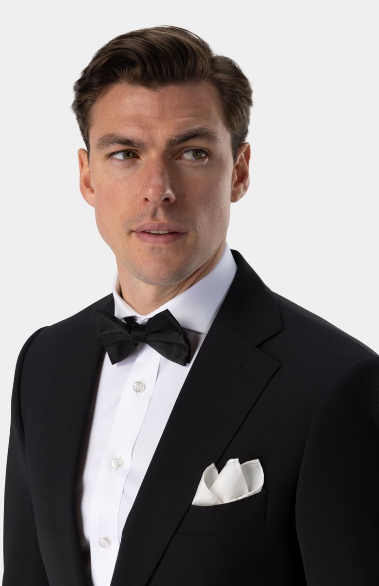 Black threepiece stretch suit Tailor Store®