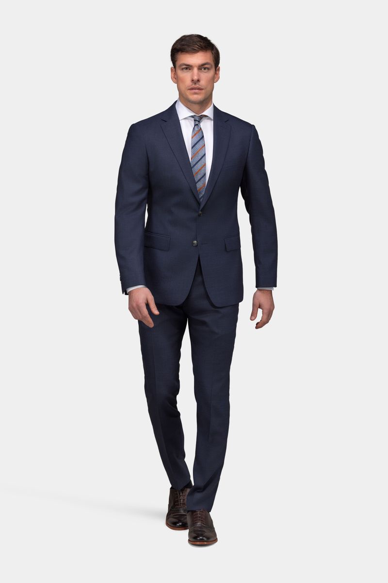 Navy two-piece suit