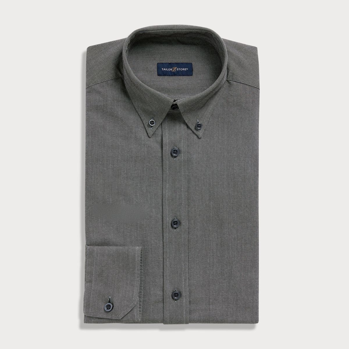 Charcoal oxford hot sale shirt